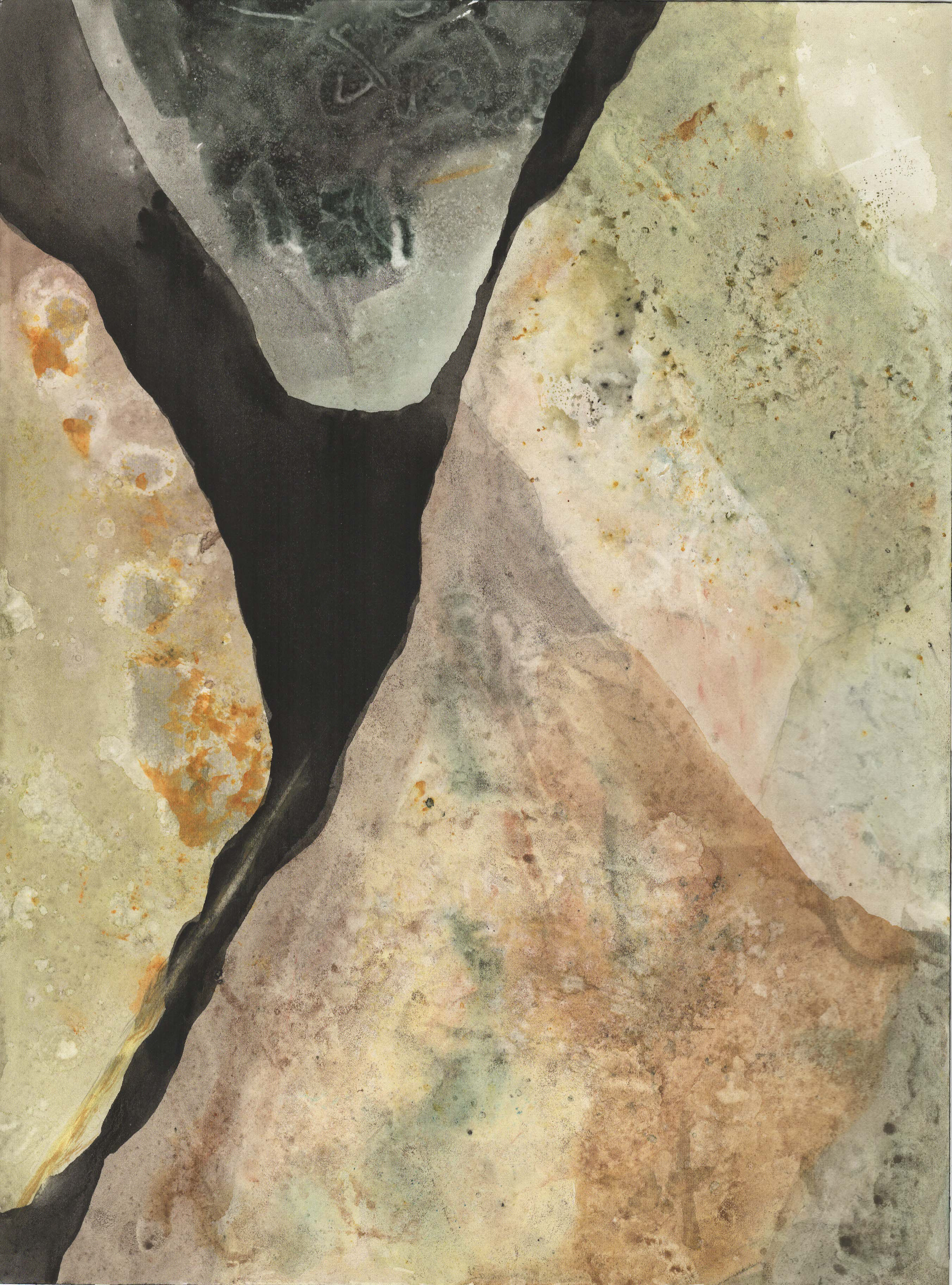 Breakwater 4, Watercolor, 16 x 19.5 inches, 5