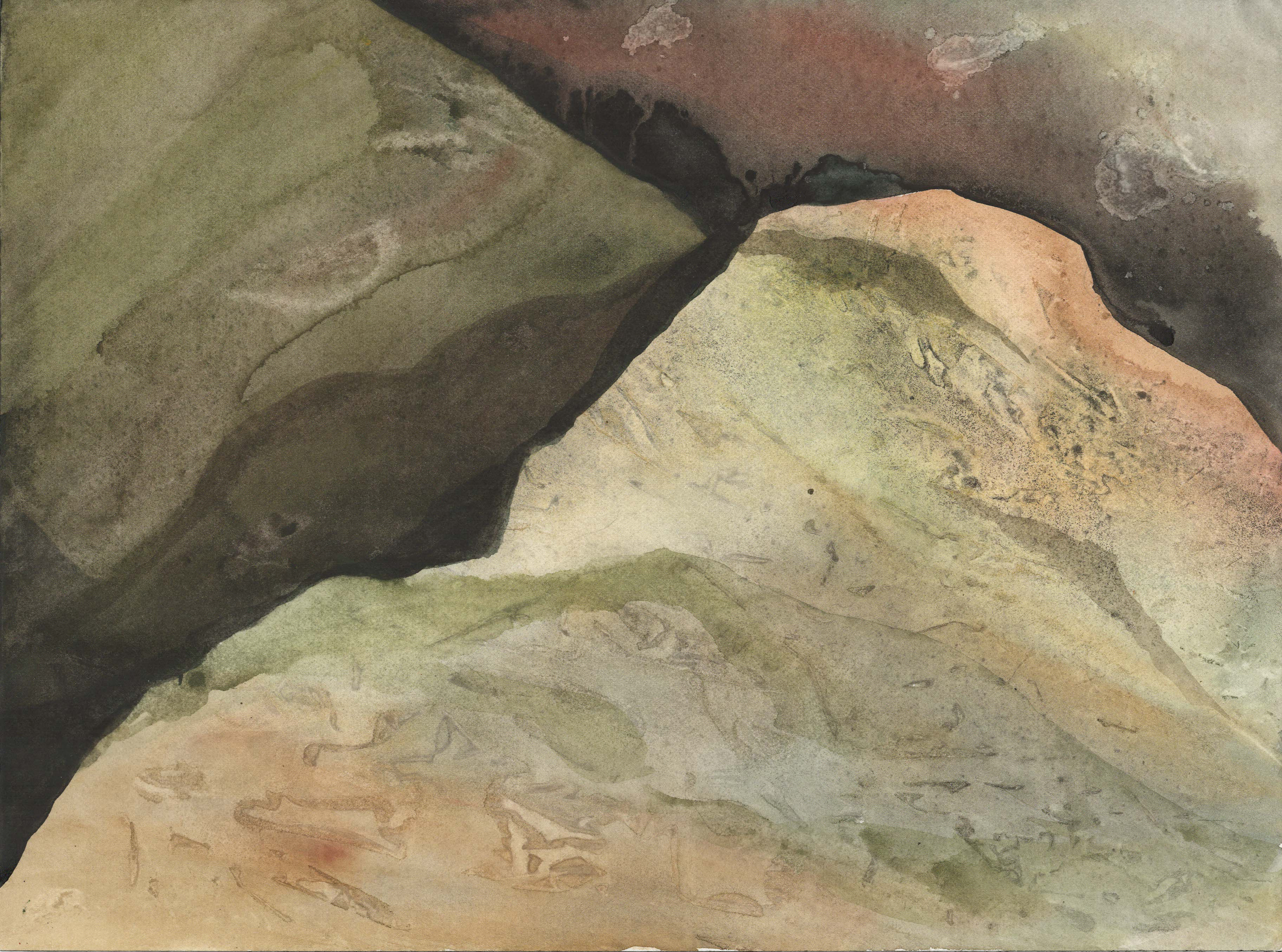 Breakwater 2, Watercolor, 16 x 19.5 inches, 5