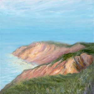 Noepe Aquinnah Overlook, painting by Natalia Mirabito